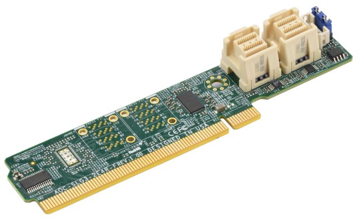 Адаптер NVMe Supermicro PCIe 2P Redriver AOC-SLG3-2E4R-F