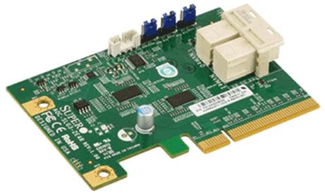 Адаптер NVMe Supermicro PCIe 2P Redriver AOC-SLG3-2E4R