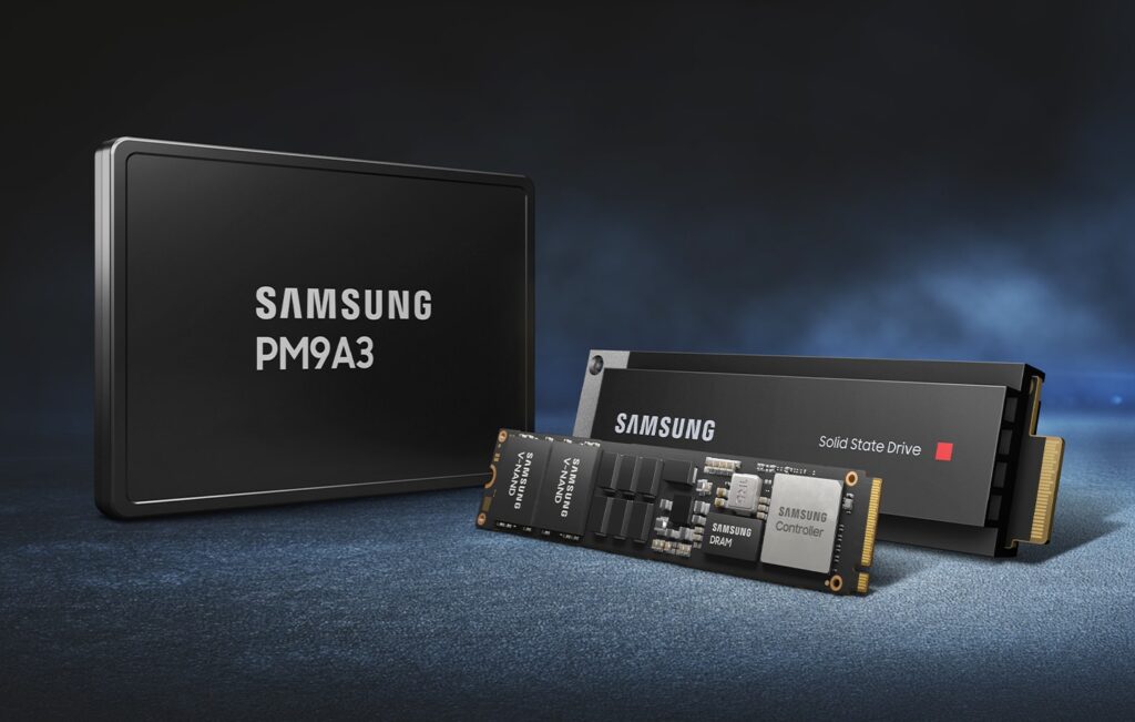 Три форм-фактора SSD Samsung PM9A3